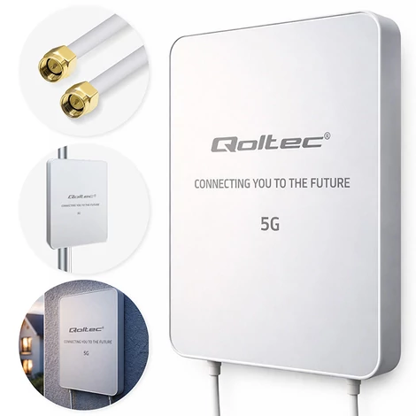 Qoltec 5G LTE irányított antenna 16dBi, kültéri használatra