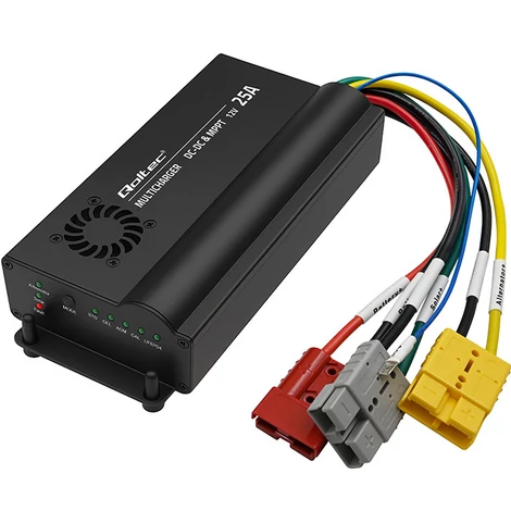 Qoltec automatikus 12V DC-DC töltő MPPT vezérlővel