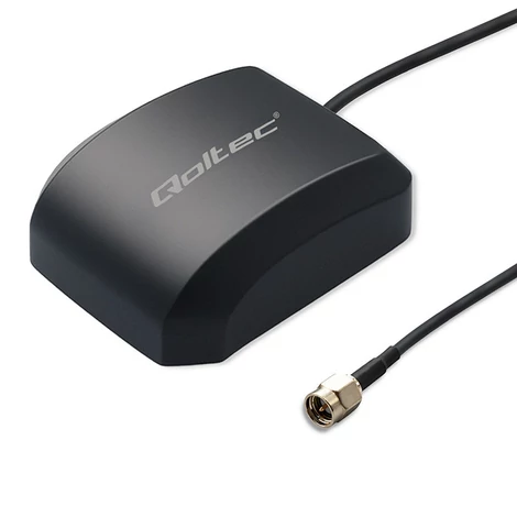 Qoltec 28dBi GPS GLONASS antenna mágneses talppal